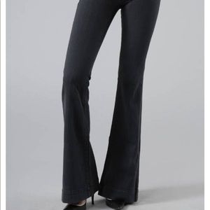 J Brand lovestory wide leg flared jeans